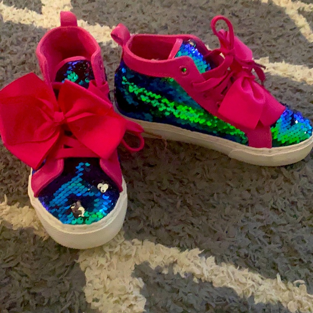 Girls JoJo Siwa shoes.